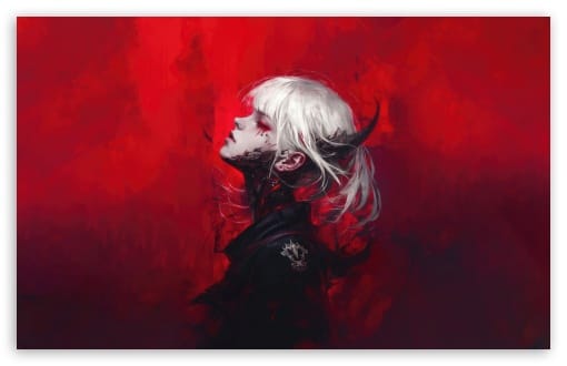 Cyber-Demon Girl Art UltraHD Wallpaper for UHD 16:9 ; HD 16:9 ; UltraWide 21:9 24:10 32:9 32:10 ; Widescreen 16:10 ; Tablet 1:1 ; Mobile 9:16 9:19.5 9:20 9:21 9:22 ; Dual 16:10 16:9 ; Triple 16:10 16:9 ;