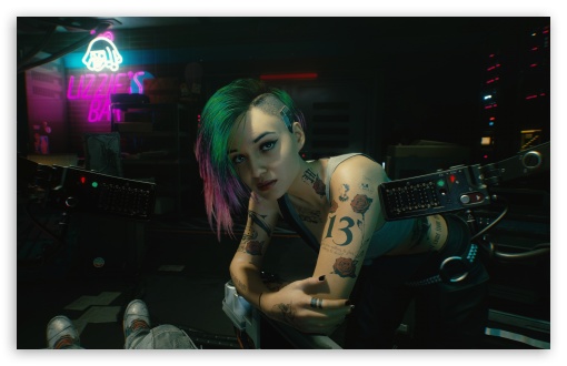 Cyberpunk 2077 fan art UltraWide 21:9 wallpapers or desktop