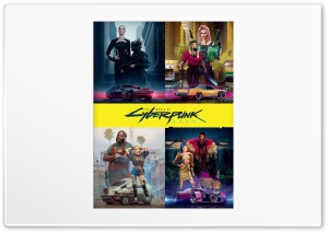 Cyberpunk 2077 Phone template 4K UHD Wallpaper for Widescreen and UltraWide Desktop, UltraHD TV, Smartphone, Tablet