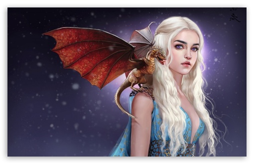 Daenerys Targaryen UltraHD Wallpaper for Wide 16:10 Widescreen WHXGA WQXGA WUXGA WXGA ;