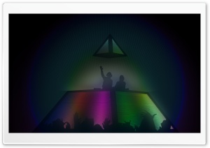 Daft Punk Concert Pyramid Ultra HD Wallpaper for 4K UHD Widescreen desktop, tablet & smartphone