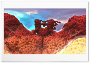 Daily Fractal Wallpaper no3 - Coral Ultra HD Wallpaper for 4K UHD Widescreen desktop, tablet & smartphone
