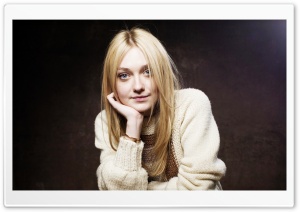 Dakota Fanning Ultra HD Wallpaper for 4K UHD Widescreen Desktop, Lockscreen, Screensaver, TV, Tablet, Smartphone