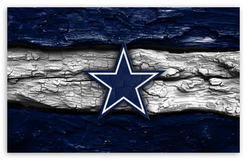 Dallas Cowboys Wooden Logo UltraHD Wallpaper for Widescreen 16:10 ;