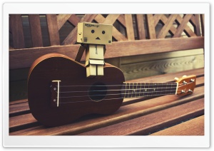 Danbo Guitar Ultra HD Wallpaper for 4K UHD Widescreen desktop, tablet & smartphone