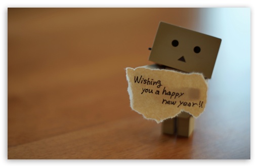Danbo wishes you a Happy New Year UltraHD Wallpaper for UHD 16:9 ; HD 16:9 ; UltraWide 21:9 24:10 ; Widescreen 16:10 5:3 ; Fullscreen 4:3 5:4 3:2 ; Tablet 1:1 ; Mobile 9:16 9:19.5 9:20 9:21 10:16 2:3 3:5 3:4 ; Dual 4:3 5:4 ;