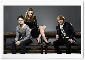 Daniel Radcliffe, Emma Watson And Rupert Grint Ultra HD Wallpaper for 4K UHD Widescreen desktop, tablet & smartphone