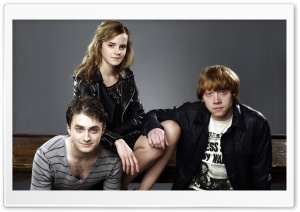 Daniel Radcliffe, Emma Watson And Rupert Grint Ultra HD Wallpaper for 4K UHD Widescreen desktop, tablet & smartphone