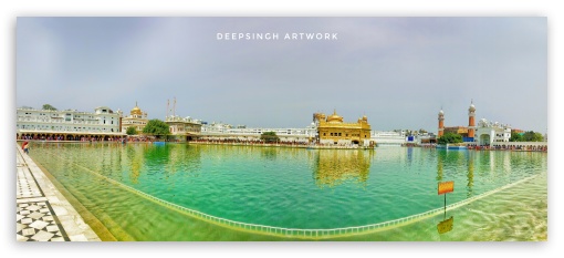 Darbar Sahib UltraHD Wallpaper for UltraWide 21:9 24:10 ;