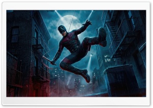 Daredevil Superhero Art 4K UHD Wallpaper for Widescreen and UltraWide Desktop, UltraHD TV, Smartphone, Tablet
