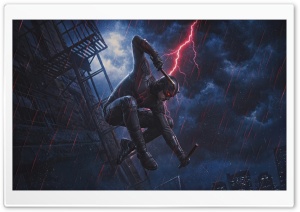 Daredevil Superhero Fan Art 4K UHD Wallpaper for Widescreen and UltraWide Desktop, UltraHD TV, Smartphone, Tablet