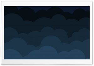 Dark Cartoon Clouds Ultra HD Wallpaper for 4K UHD Widescreen desktop, tablet & smartphone
