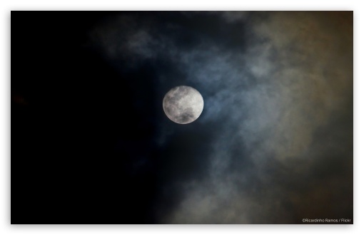 Dark Moon Ultra HD Desktop Background Wallpaper for : Tablet : Smartphone