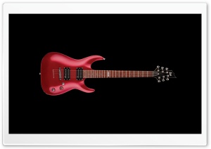 Dark Red Electric Guitar Music Instrument Ultra HD Wallpaper for 4K UHD Widescreen desktop, tablet & smartphone