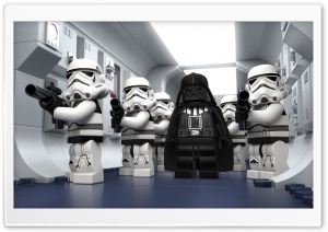 Darth Vader and Stormtroopers Lego 4K UHD Wallpaper for Widescreen and UltraWide Desktop, UltraHD TV, Smartphone, Tablet