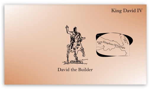 David IV David the Builder, Kingdom Of Georgia Map UltraHD Wallpaper for HD 16:9 ;