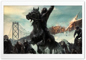 Dawn of the Planet of the Apes 2014 Film Ultra HD Wallpaper for 4K UHD Widescreen desktop, tablet & smartphone