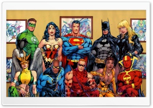 DC Comics Superheroes Ultra HD Wallpaper for 4K UHD Widescreen desktop, tablet & smartphone