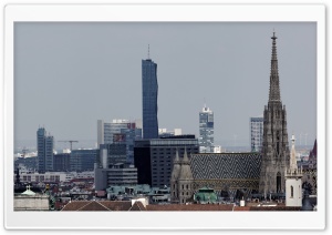 DC Tower und Stephansdom Wien Ultra HD Wallpaper for 4K UHD Widescreen desktop, tablet & smartphone