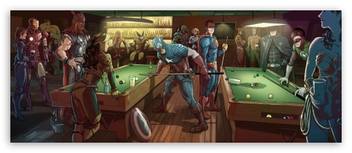 DC vs Marvel UltraHD Wallpaper for Dual 5:4 ;