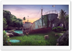 Dead Ship Ultra HD Wallpaper for 4K UHD Widescreen desktop, tablet & smartphone
