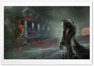 Dead Space 3 Drawing Ultra HD Wallpaper for 4K UHD Widescreen desktop, tablet & smartphone