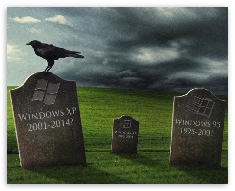 Dead Windows XP UltraHD Wallpaper for Mobile 5:4 - QSXGA SXGA ;