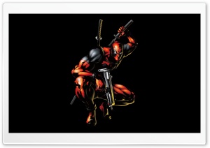 Deadpool Cartoon Ultra HD Wallpaper for 4K UHD Widescreen desktop, tablet & smartphone
