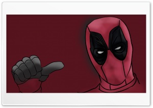 Deadpool cartoon Ultra HD Wallpaper for 4K UHD Widescreen desktop, tablet & smartphone