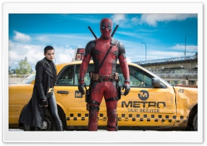 Deadpool Ryan Reynolds Brianna Hildebrand Ultra HD Wallpaper for 4K UHD Widescreen desktop, tablet & smartphone
