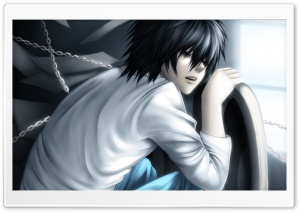 Death Note, Lawliet Ultra HD Wallpaper for 4K UHD Widescreen desktop, tablet & smartphone
