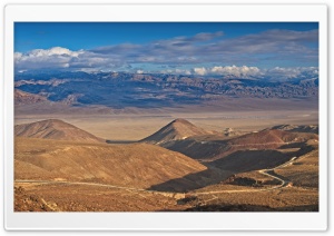 Death Valley Overlook 4K UHD Wallpaper for Widescreen and UltraWide Desktop, UltraHD TV, Smartphone, Tablet