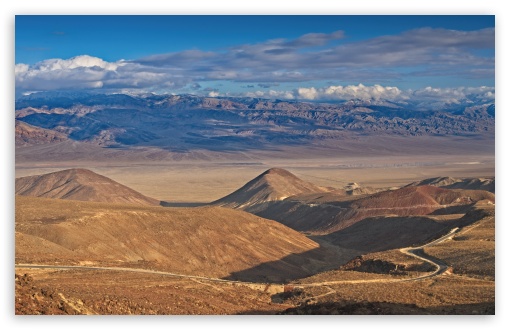 Death Valley Overlook UltraHD Wallpaper for UHD 16:9 ; HD 16:9 ; UltraWide 21:9 24:10 ; Widescreen 16:10 ; Tablet 1:1 ; Mobile 9:16 9:19.5 9:20 9:21 9:22 ;