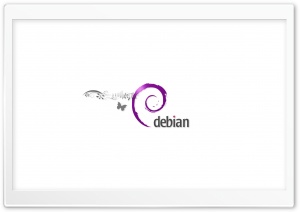 Debian Logo Morado Ultra HD Wallpaper for 4K UHD Widescreen desktop, tablet & smartphone