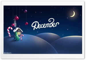 December The Christmas Month Ultra HD Wallpaper for 4K UHD Widescreen desktop, tablet & smartphone
