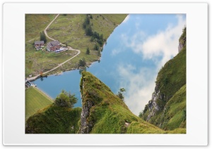 Deep View Lake Bannalp Switzerland Ultra HD Wallpaper for 4K UHD Widescreen desktop, tablet & smartphone