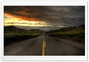 Descending Road Ultra HD Wallpaper for 4K UHD Widescreen desktop, tablet & smartphone