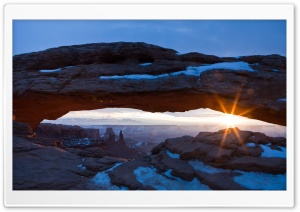 Desert Arch   Winter Ultra HD Wallpaper for 4K UHD Widescreen desktop, tablet & smartphone