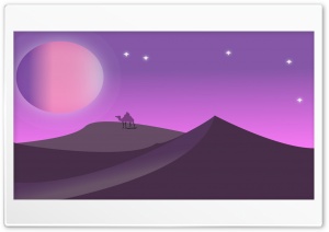 Desert By Night Ultra HD Wallpaper for 4K UHD Widescreen desktop, tablet & smartphone