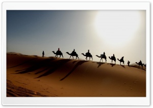 Desert Caravan Ultra HD Wallpaper for 4K UHD Widescreen desktop, tablet & smartphone