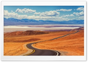 Desert Road Landscape Ultra HD Wallpaper for 4K UHD Widescreen desktop, tablet & smartphone