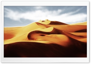 Desert Sand Dunes Landscape Ultra HD Wallpaper for 4K UHD Widescreen desktop, tablet & smartphone