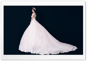 Designer Wedding Dress, Bride Ultra HD Wallpaper for 4K UHD Widescreen desktop, tablet & smartphone