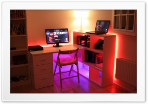 Desk, Room Ultra HD Wallpaper for 4K UHD Widescreen desktop, tablet & smartphone