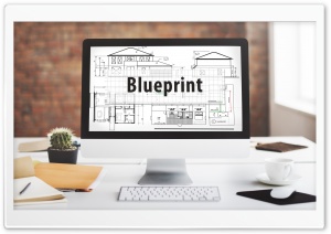 Desktop Blueprint Ultra HD Wallpaper for 4K UHD Widescreen desktop, tablet & smartphone