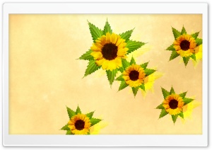 Desktop Sunflowers Ultra HD Wallpaper for 4K UHD Widescreen desktop, tablet & smartphone