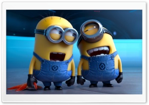 Despicable Me 2 Laughing Minions Ultra HD Wallpaper for 4K UHD Widescreen desktop, tablet & smartphone