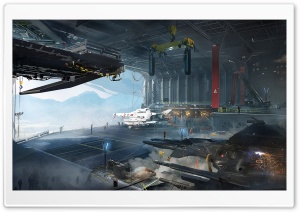 Destiny, Tower Hangar Ultra HD Wallpaper for 4K UHD Widescreen desktop, tablet & smartphone