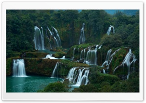 Detian Waterfalls - International Border Ultra HD Wallpaper for 4K UHD Widescreen desktop, tablet & smartphone