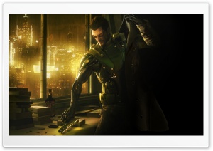 Deus Ex Human Revolution Video Game Ultra HD Wallpaper for 4K UHD Widescreen desktop, tablet & smartphone